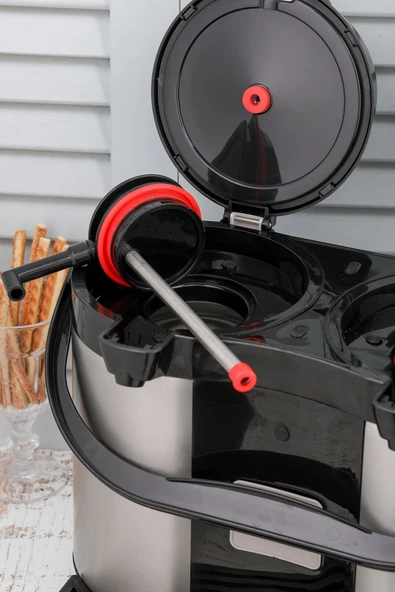 Elista 2027 5 Litre Çiftli Pompalı Çelik Termos - Resim 3