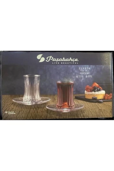 Paşabahçe PAŞABAHÇE-950054 ELYSIA 12 PARÇA ÇAY SETİ ürün görseli 1