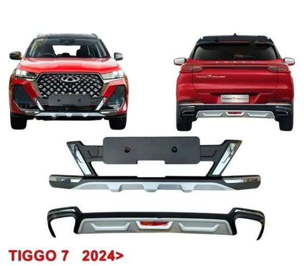 Chery Tiggo 7 Pro Max 2024+ Ön Arka Tampon Koruma (İthal) ürün görseli 1
