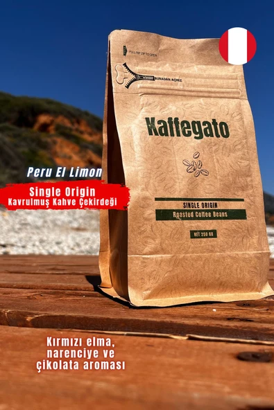 Kaffegato Peru El Limon Kahve Çekirdeği 250g ürün görseli 1