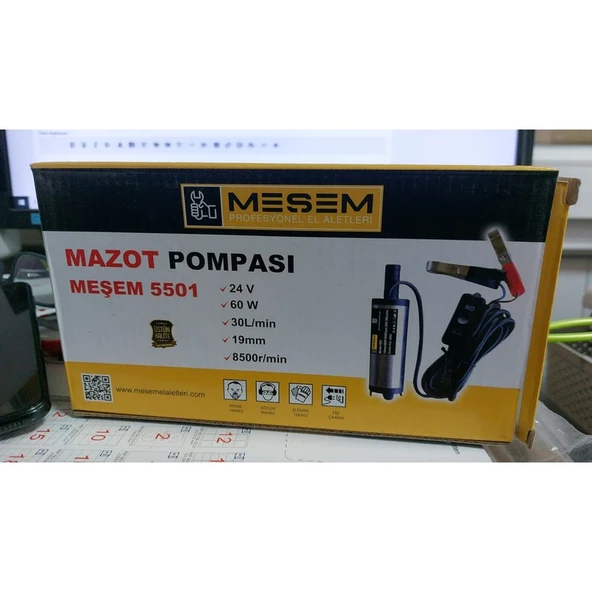 Meşem Mazot Pompası 5501 24 V - Resim 2