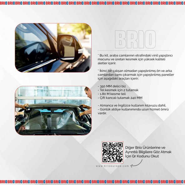 Brio Cam Tamir Seti 7 Parça - Resim 5