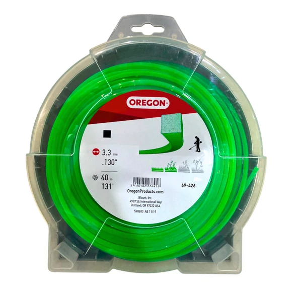 OREGON MİSİNA 3.3mm 40mt YEŞİL KARE ürün görseli 1