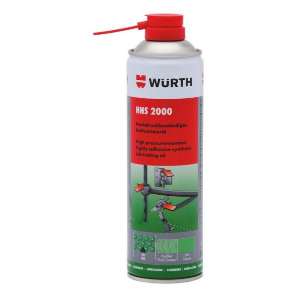 Würth HHS 2000 Tutunma Özellikli Zincir Yağlayıcı Sprey 500 Ml ürün görseli 1