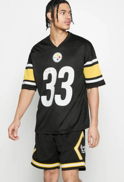 Ral Sport Nfl Pittsburgh Steelers Amerikan Futbolu Forma T-Shirt Jersey T-Shirt ürün görseli 1