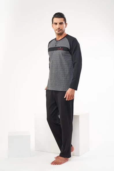 Pjs 22614 Erkek Uzun Kollu Pijama Takımı ürün görseli 1