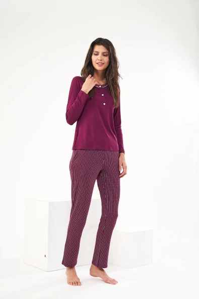 Pjs 22430 Kadın Patlı Pijama Takım ürün görseli 1