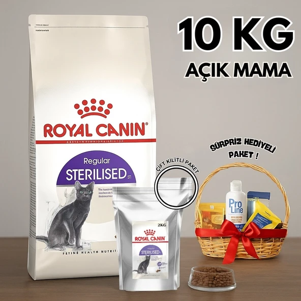 Royal Canin Sterilised'37 Kısırlaştırılmış Kedi Maması 10 KG Açık Mama SKT:06/2027 ürün görseli 1