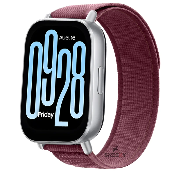 Redmi Watch 5 Active Redmi 5 Lite Uyumlu Kordon Trail Loop Yumuşak Kumaş Kordon  Kırmızı ürün görseli 1