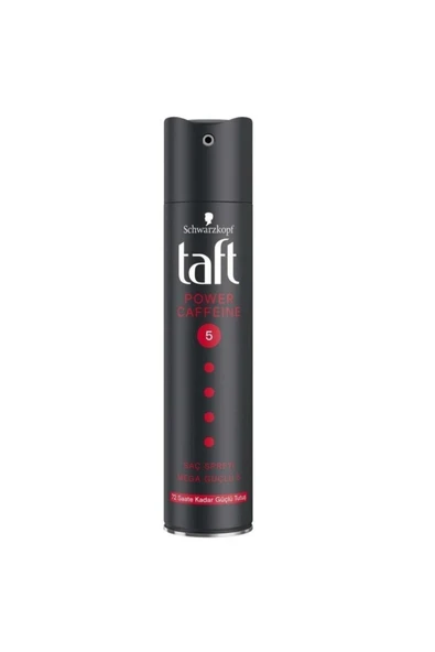 Taft Saç Spreyi Mega Güçlü Caffeine -5no- Power 250 ml ürün görseli 1