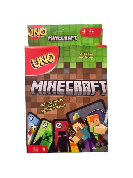 Minecraft Uno Oyun Kartı ürün görseli 1