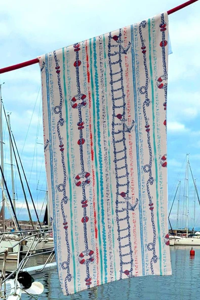Dijital Baskılı Unisex Deniz Havuz Plaj Havlusu 70x150 cm. // H095 ürün görseli 1
