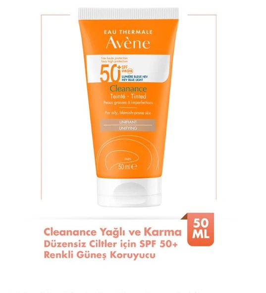 Avène Cleanance Tinted Unifying SPF50+ 50 ml - Resim 3