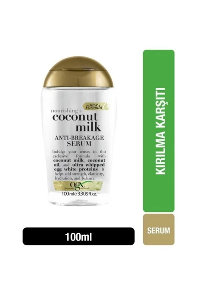 OGX Coconut Milk Hindistan Cevizi Sütü Kırılma Karşıtı Serum 100 ml ürün görseli 1