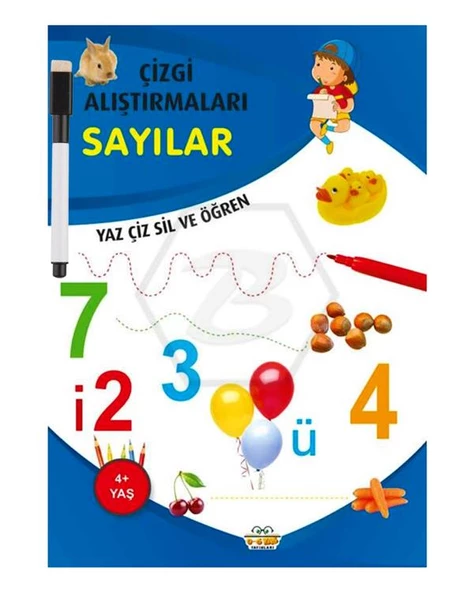 Çizgi Alıştırmaları Sayılar 0-6 Yaş Yayınları ürün görseli 1