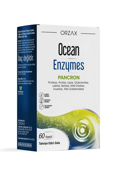 Ocean Enzymes Pacron 60 Kapsül ürün görseli 1