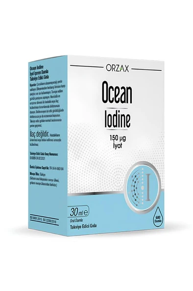 Ocean Iodine 150 mcg İyot 30 ml ürün görseli 1