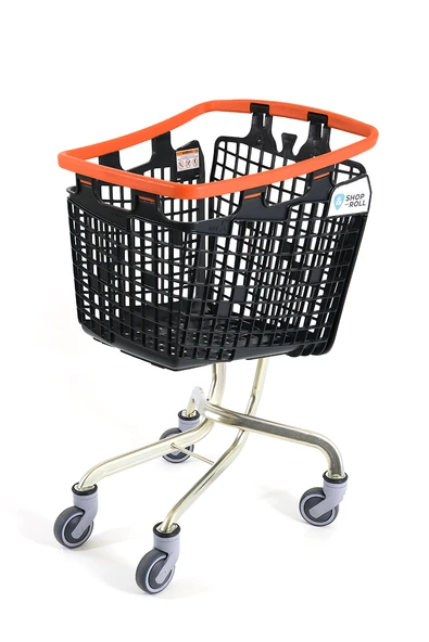 Plastik Market (Alışveriş) Arabası 100 L Loop Turuncu ürün görseli 1
