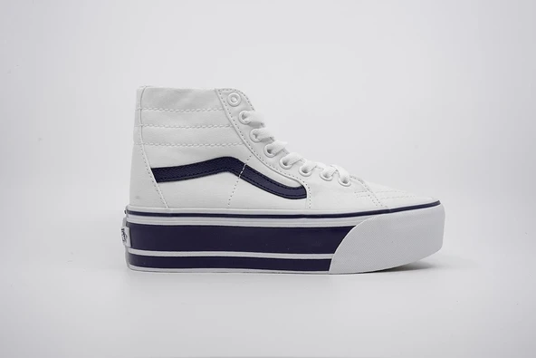 UA SK8-Hi Tapered Stackform  Lacivert/Beyaz Unisex VN0A5JMKNWD1 Menşei : Vietnam (VN) 36 Lacivert/Beyaz ürün görseli 1