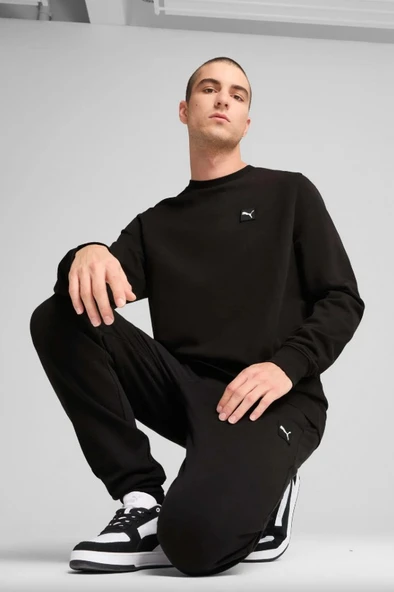 Puma Ess Elevated Crew 684727 Erkek Sweatshirt - Resim 8
