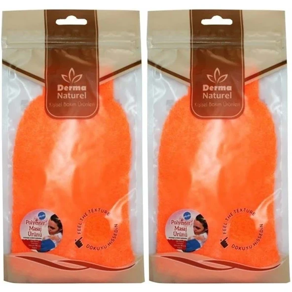 Derma Naturel Banyo Eldiveni Renkli MS-05 (2 Li Set) ürün görseli 1