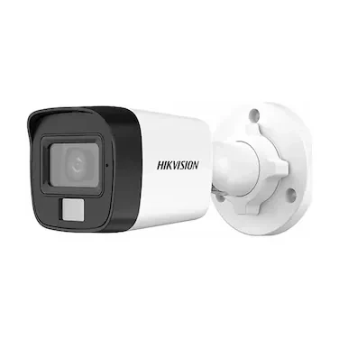 HIKVISION 2MP BULLET 2.8MM DS-2CE16D0T-EXLPF Akıllı Hibrit Işık Sabit Mini Bullet Kamera ürün görseli 1