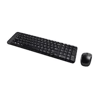 LOGITECH MK220 Kablosuz Q Trk Siyah Multimedya Klavye - Mouse Set 920-003163 ürün görseli 1