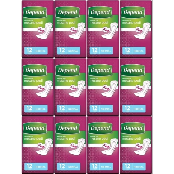 Depend Mesane Pedi Kadın Normal 144 Adet ürün görseli 1
