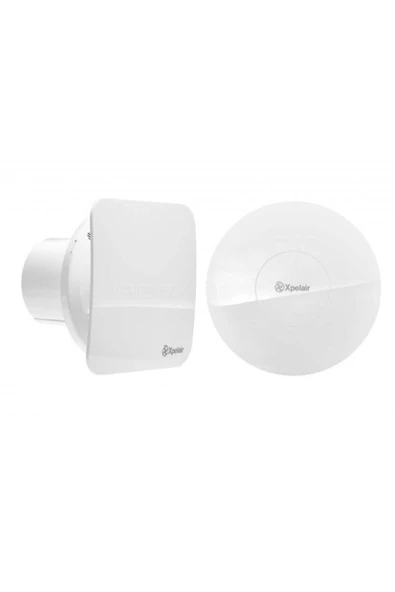 XPELAIR C4sr Sessiz Banyo Fanı Kare Ve Yuvarlak Kapak Aynı Kutuda ürün görseli 1