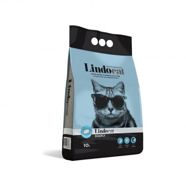 Lindo Cat Sabun Kokulu İnce Kedı Kumu 10 Lt. ürün görseli 1