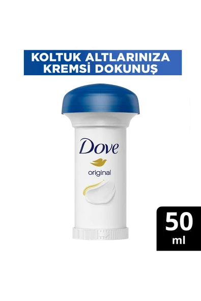 Dove Original Kadın Stick Deodorant 1/4 Nemlendirici Krem Yeni 50 ml ürün görseli 1
