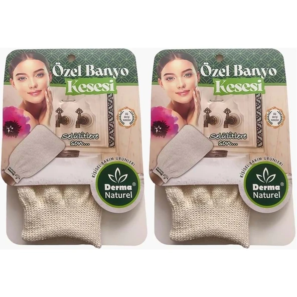 Derma Naturel Özel Banyo Kesesi MS-07 (2 Li Set) ürün görseli 1