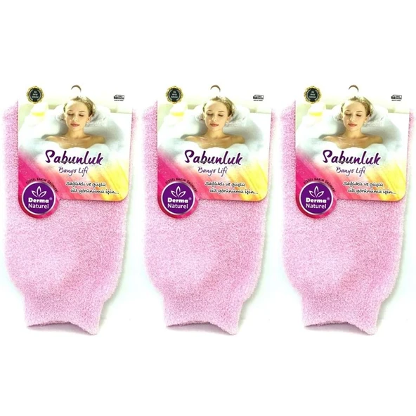 Derma Naturel Sabunluk Banyo Lifi MS-30 (3 Lü Set) ürün görseli 1