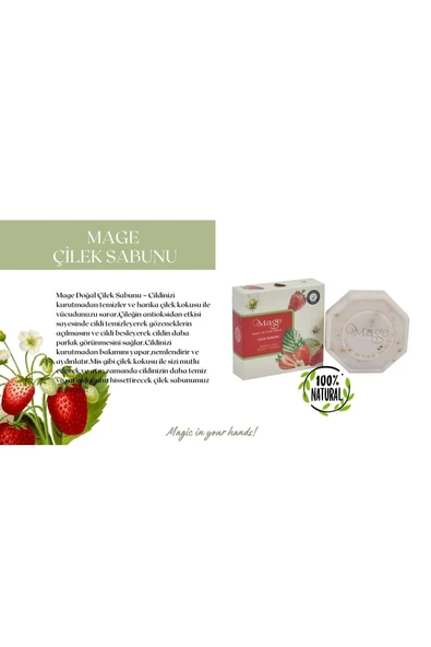 Mage Cosmetics MAGE ÇİLEK SABUNU ürün görseli 1