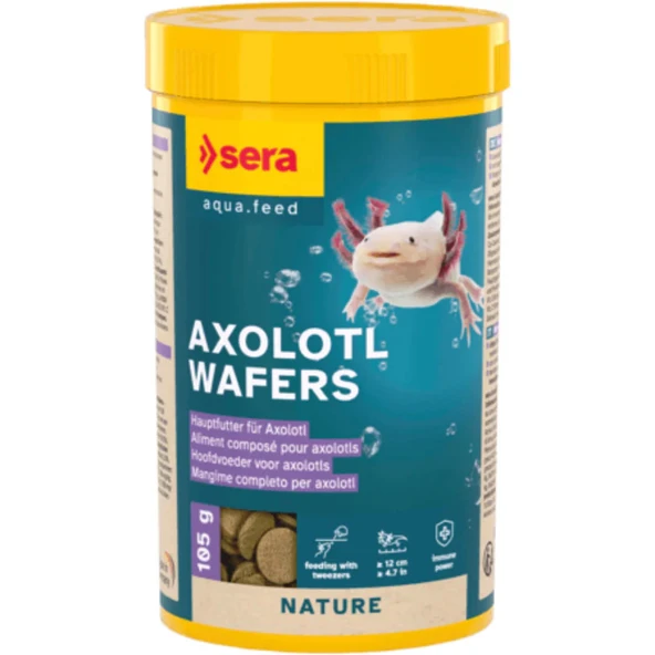 Sera Axolotl wafers Nature 250 ml 105 gr Orjinal Kutusunda  Skt: 05/2028 ürün görseli 1
