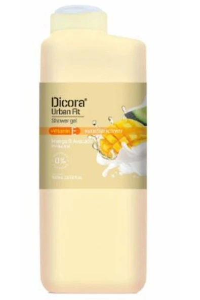 DICORA URBAN FIT Duş Jeli E Vitamini Mango & Avokado 400 ml ürün görseli 1
