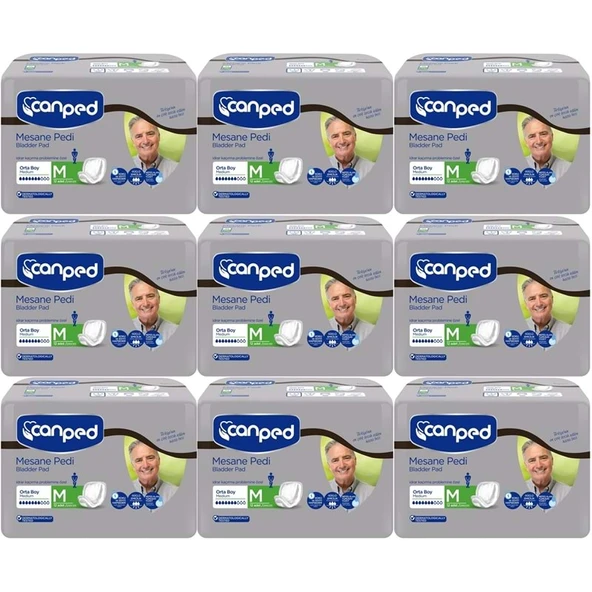 Canped Mesane Pedi Klasik Erkek M - Orta 108 Adet (9PK*12) ürün görseli 1