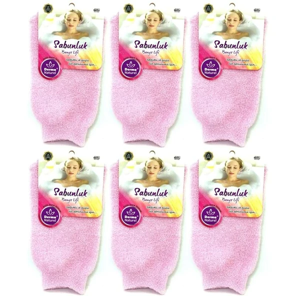 Derma Naturel Sabunluk Banyo Lifi MS-30 (6 Lı Set) ürün görseli 1