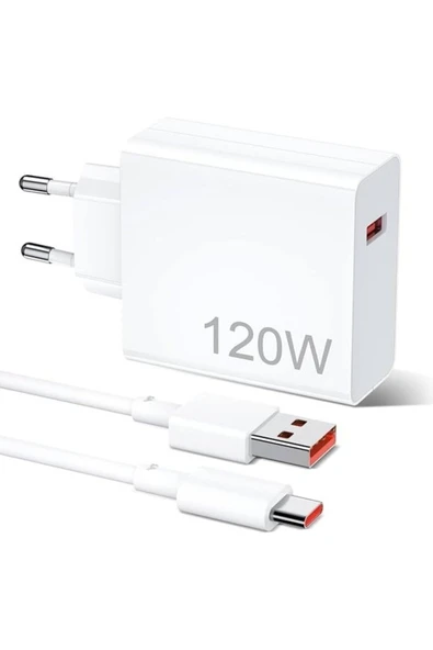 SPRANGE Gökkuşağı 120W Turbo Hızlı Type-C Şarj Adaptör ve Kablosu ürün görseli 1