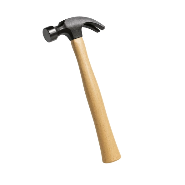 Beylini 320GR Profesyonel Ahşap Saplı Claw Çekiç 12 cm Çelik Baş Ergonomik Çivi Sökme Çakma Ergonomik Dayanıklı ürün görseli 1
