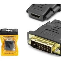 HADRON HDX1266 DVI (M) TO HDMI (F) ÇEVİRİCİ 24+1 SİYAH ürün görseli 1