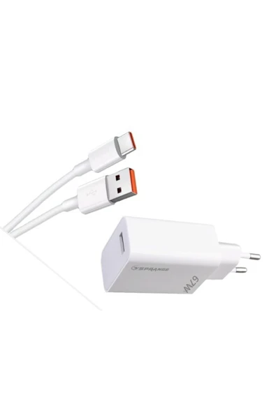 SPRANGE Xiaomi Mi Uyumlu 67w Hızlı Şarj Adaptörü ürün görseli 1