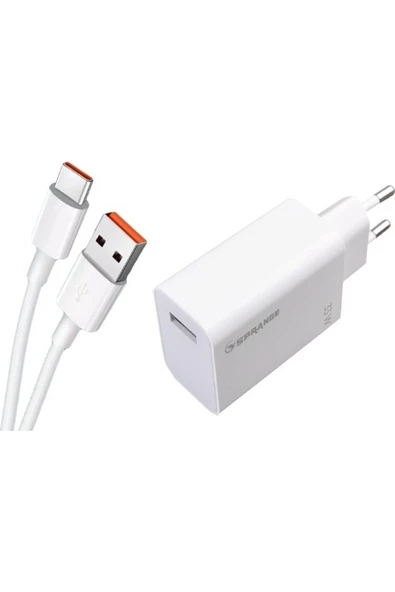 SPRANGE Xiaomi Uyumlu 33W Qualcommquickcharge4.0 Hızlı Şarj Aleti ürün görseli 1