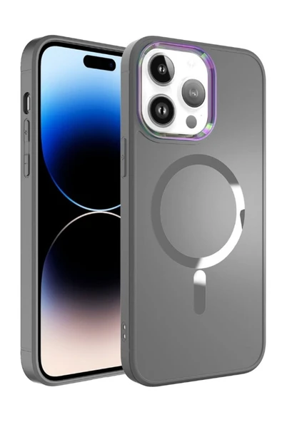 Concord iPhone 14 Pro Uyumlu Kılıf Magsafe Wireless Şarj Özellikli Stil Kapak ürün görseli 1