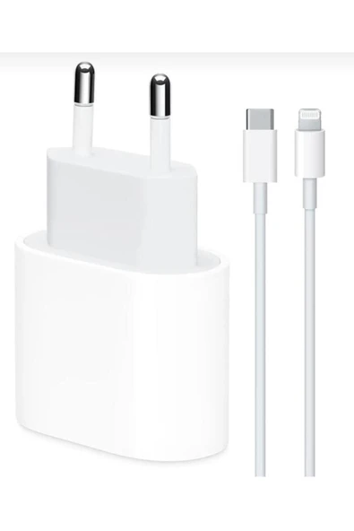 DC TECNO Iphone Type-c 20w Tüm Serilerle Uyumlu Hızlı Şarj Aleti Adaptör Kablo Set 7 8 X 11 12 13 14 Pro Max ürün görseli 1