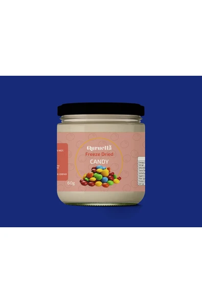 Quruella Freeze Dried Candy Dondurularak Kurutulmuş Renkli Şeker 60 gr. ürün görseli 1