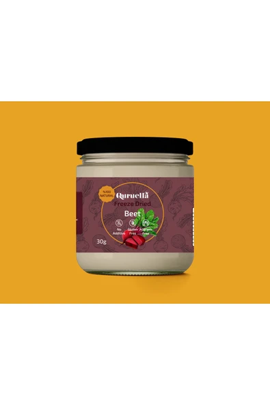 Quruella Freeze Dried PANCAR 30 gr. Dondurularak kurutulmuş ürün görseli 1