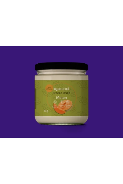 Quruella Freeze Dried KAVUN Dondurularak kurutulmuş kavun 18 gr. ürün görseli 1