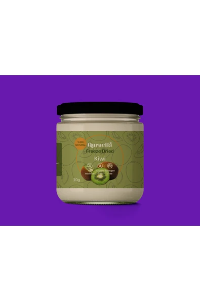 Quruella Freeze Dried Dondurularak Kurutulmuş KİVİ 30gr. ürün görseli 1