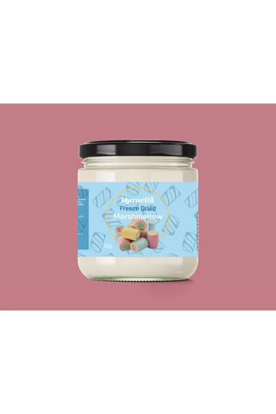Quruella Dondurularak Kurutulmuş MARSHMELLOW 50gr. Freeze dried teknolojisi ürün görseli 1
